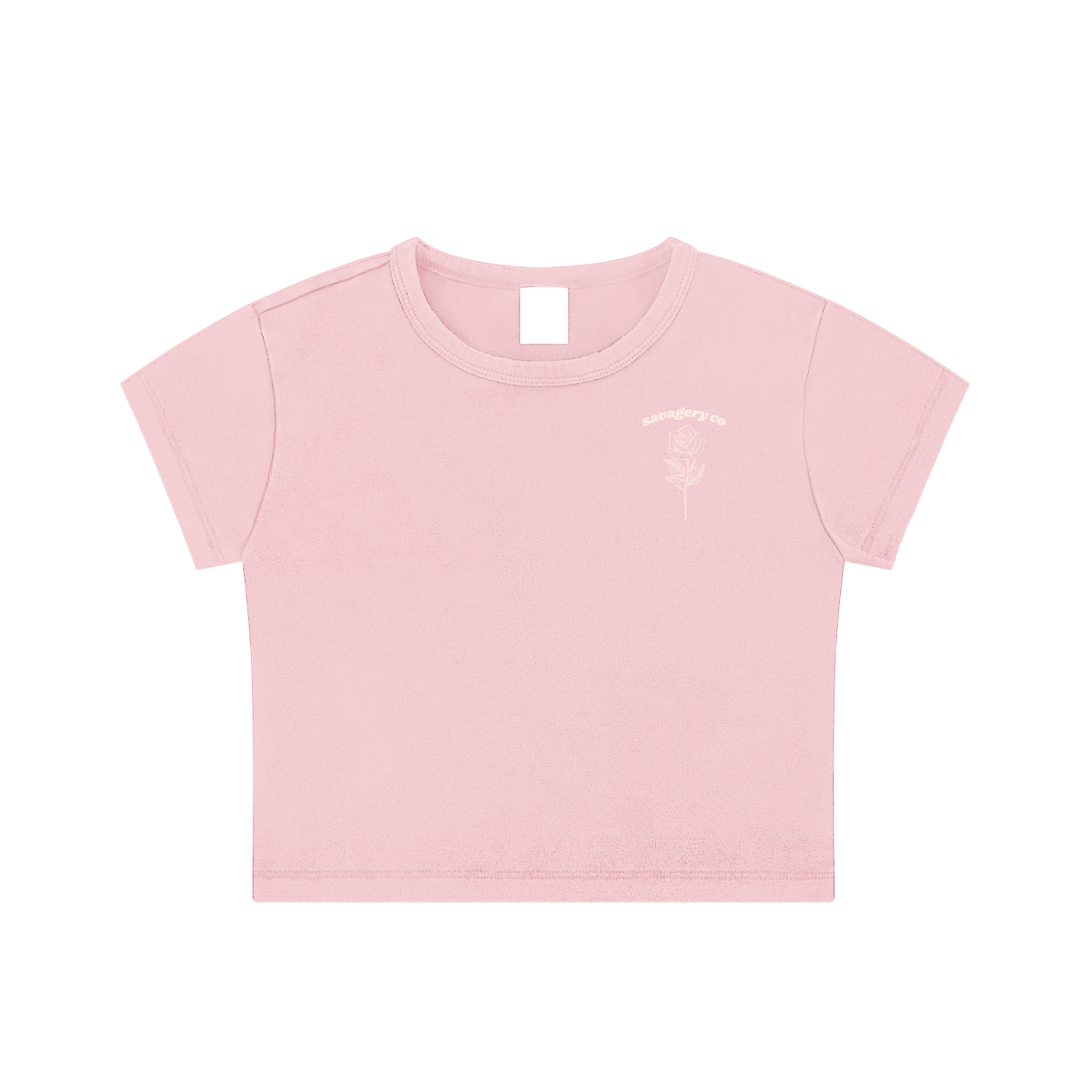 Snow Washed Crop Top