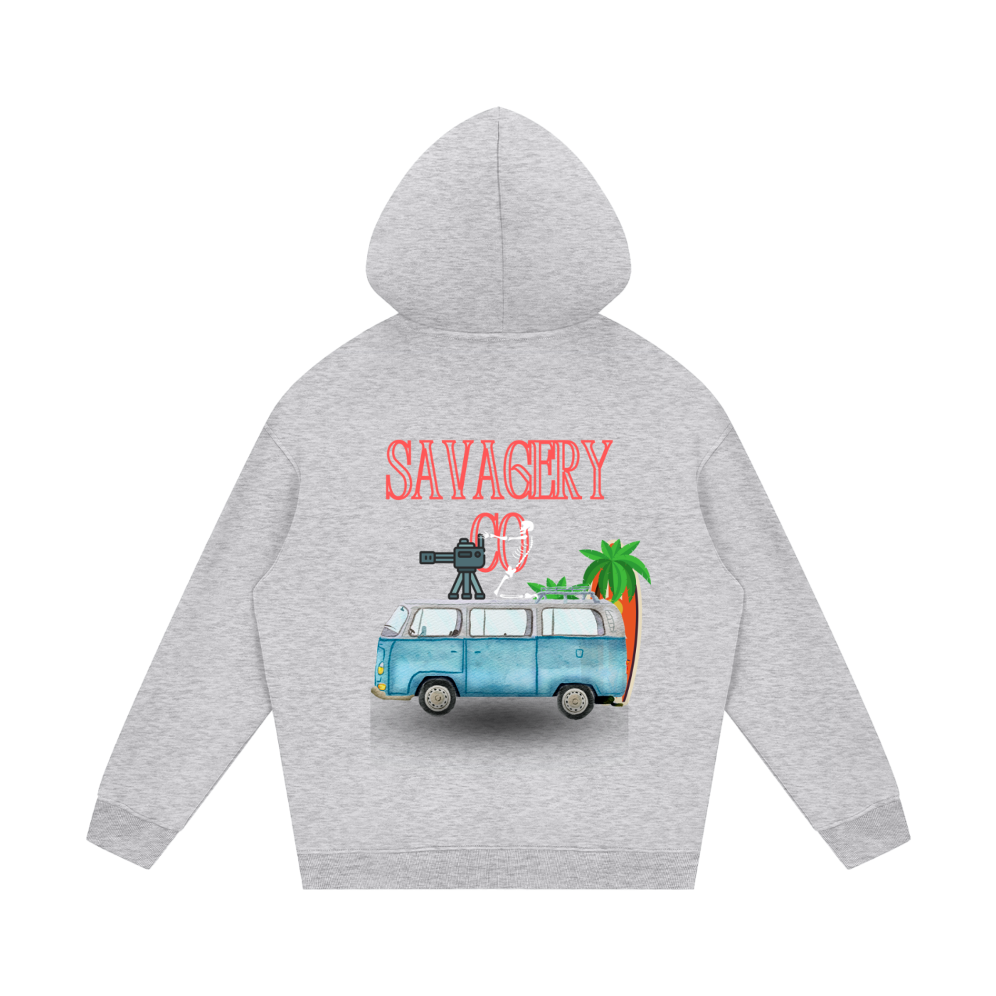Streetwear Unisex Fleece Hoodie