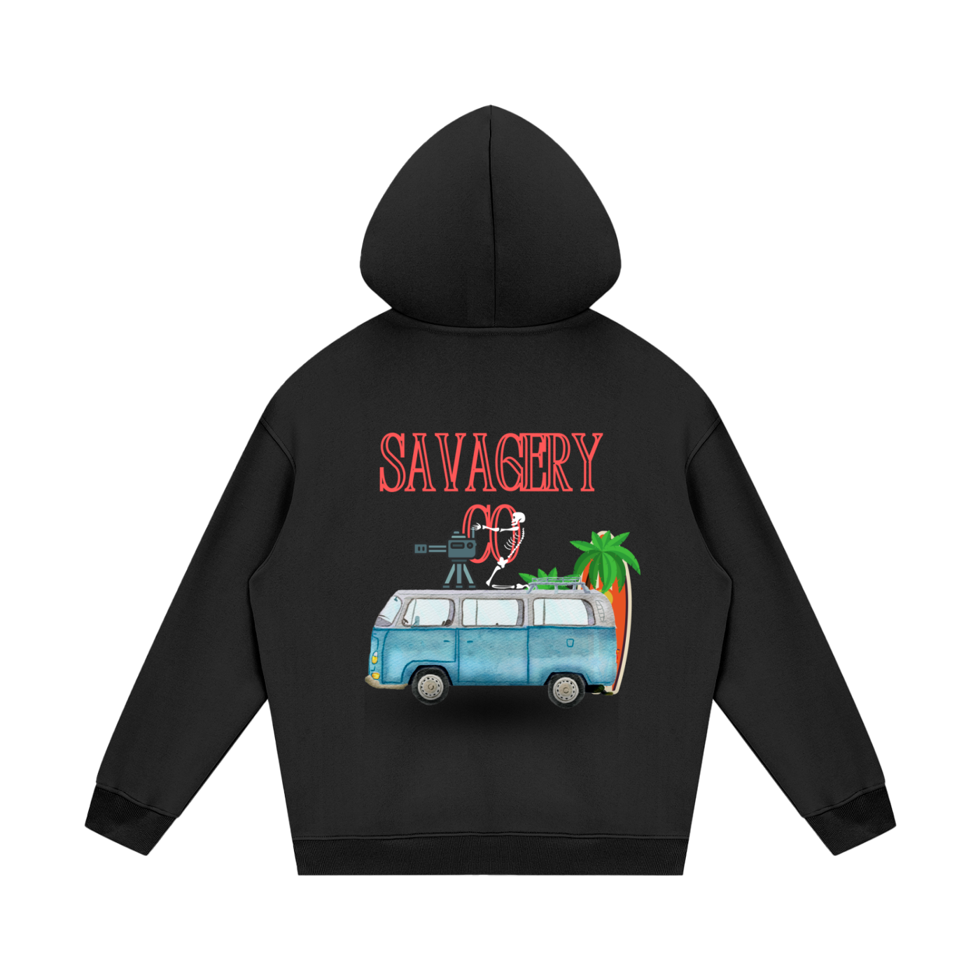 Streetwear Unisex Fleece Hoodie