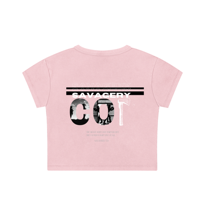 Snow Washed Crop Top